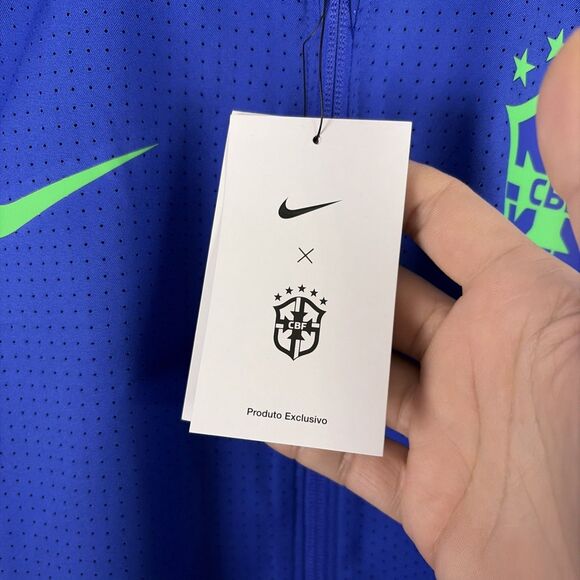 Nike Brazil National Team Dri-Fit Woven Soccer Jacket DN4373-433 Size Medium NWT - Picture 4 of 8